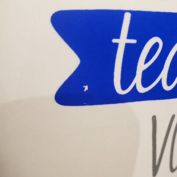 TEACHER mug Oversized "Don't make me use my teacher voice" White - Picture 5 of 7